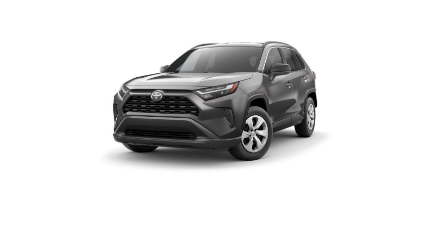 Your 2024 RAV4 LE
                Vehicle Overview, Magnetic Gray Metallic exterior, front view