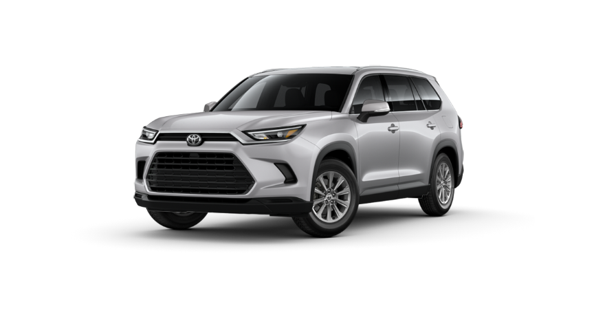 Your 2024 Grand Highlander XLE
                Vehicle Overview, Celestial Silver Metallic exterior, front view