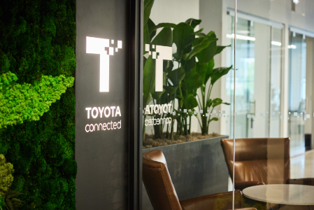 Toyota Connected office entryway,